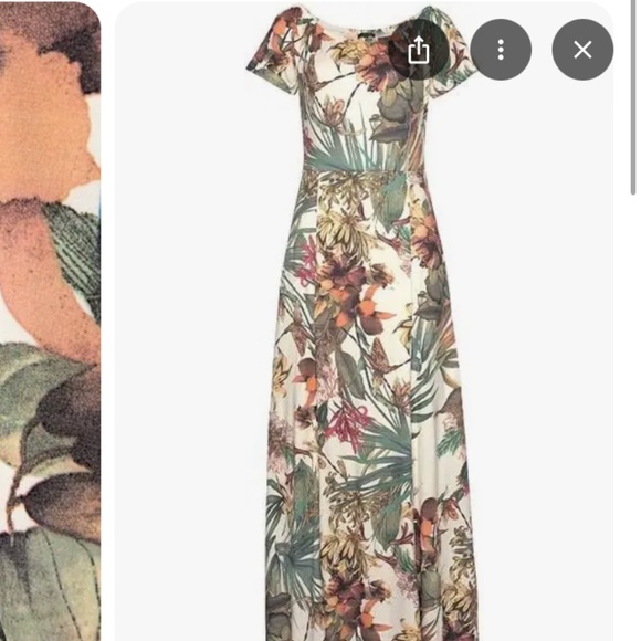 LASCANA Women's Off Shoulder Maxi Dress Size small - Picture 1 of 9